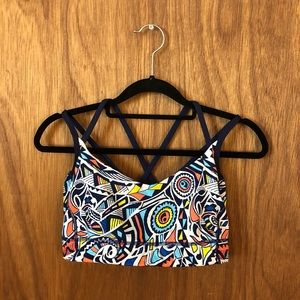 Beach Baller Zumba Bra Size L